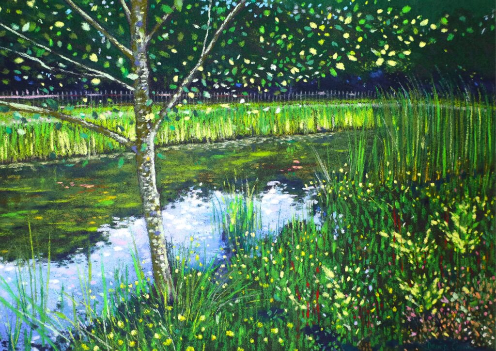 Painting of pond