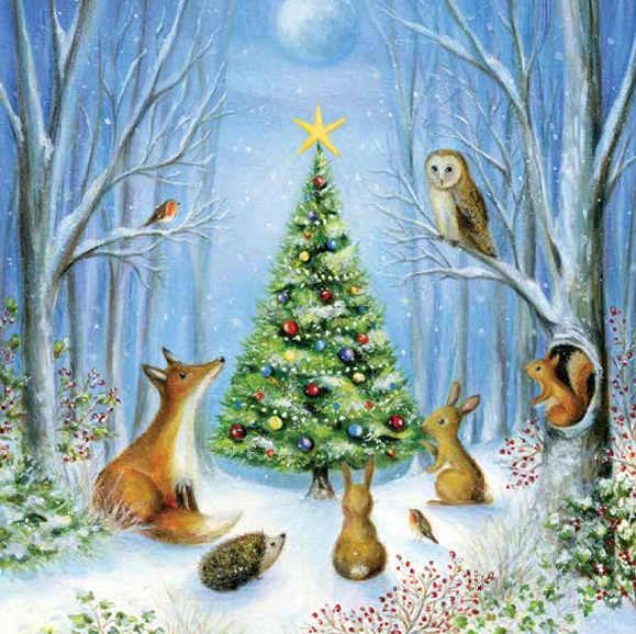 Christmas Cards - Animals in the Woods